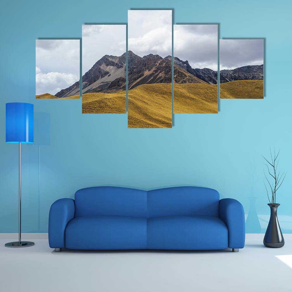 Beautiful Rocks And Mountain – Nature Canvas Wall Art