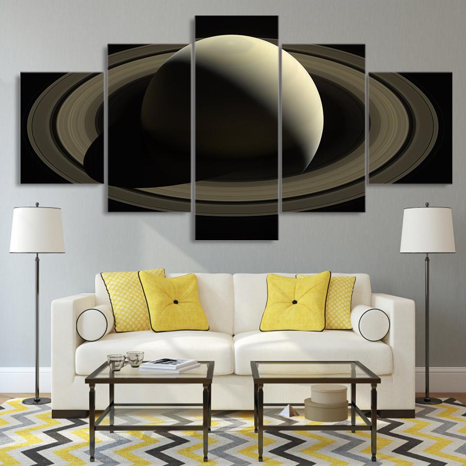 Beautiful Saturn – Space Canvas Wall Art