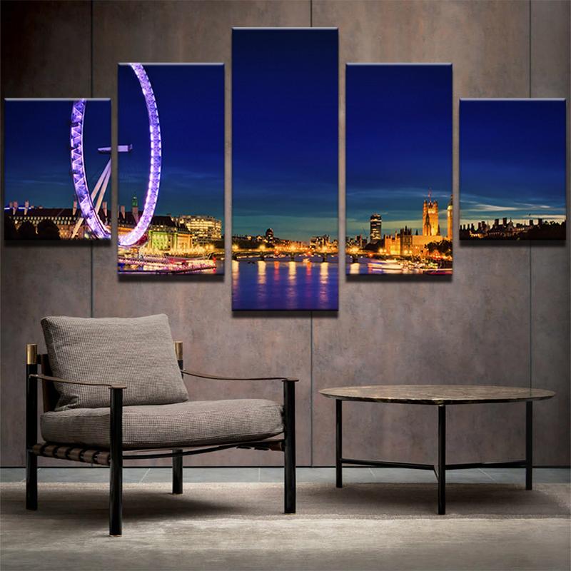 Beautiful Seaside City – Nature Canvas Wall Art