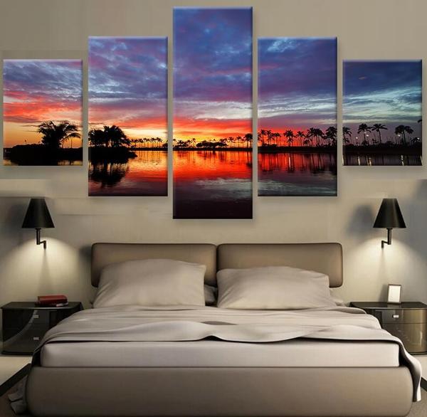 Beautiful Skies During Sunset Sunrise – Nature Canvas Wall Art