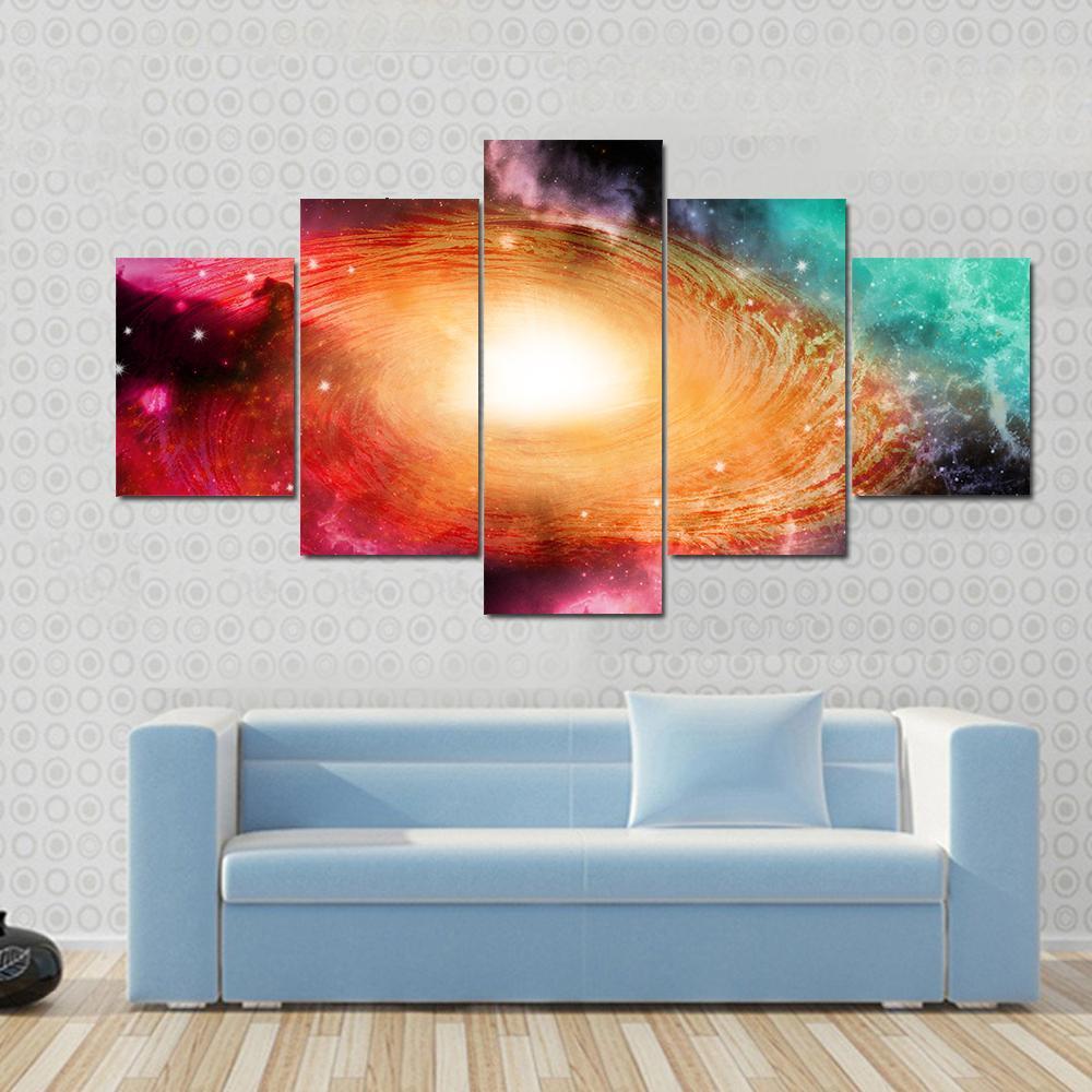 Beautiful Spiral Galaxy – Space Canvas Wall Art