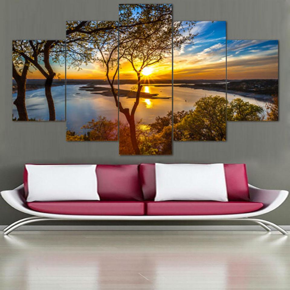 Beautiful Sunrise Natural Landscape 1 – Nature Canvas Wall Art