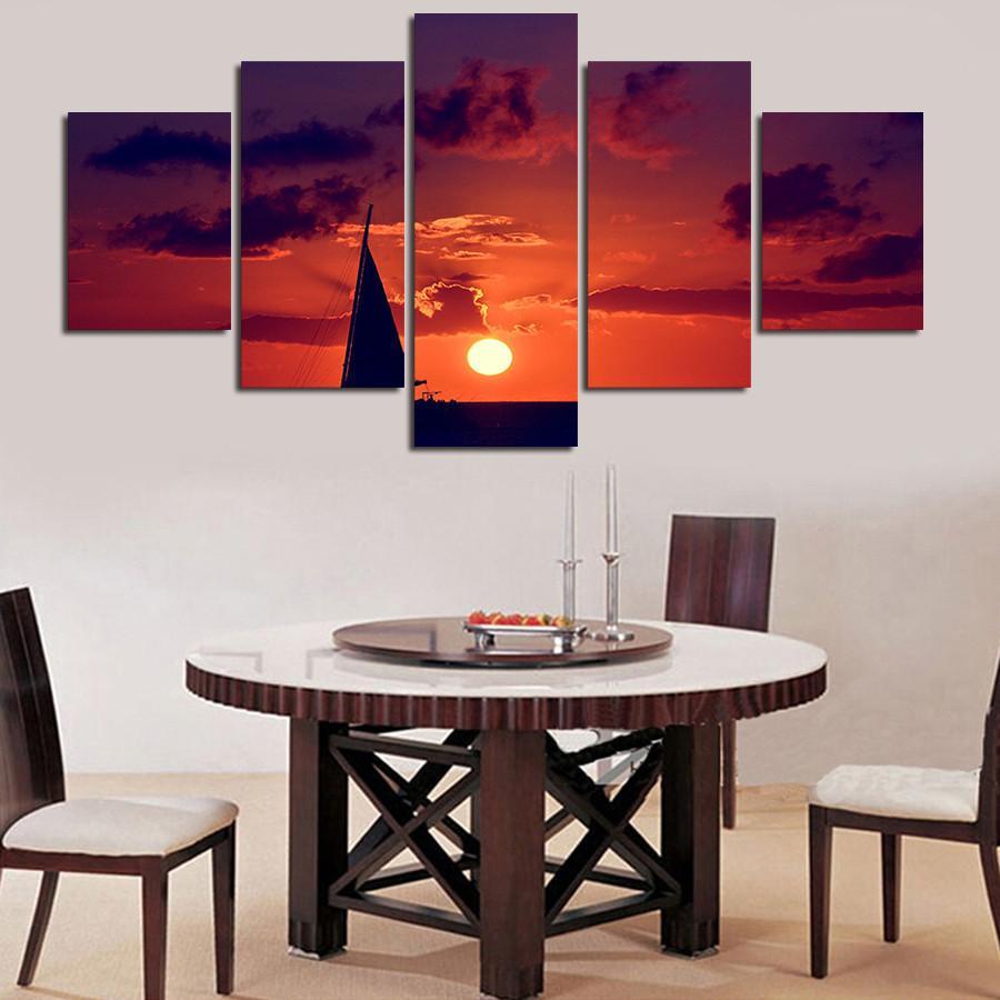 Beautiful Sunset Art – Nature Canvas Wall Art