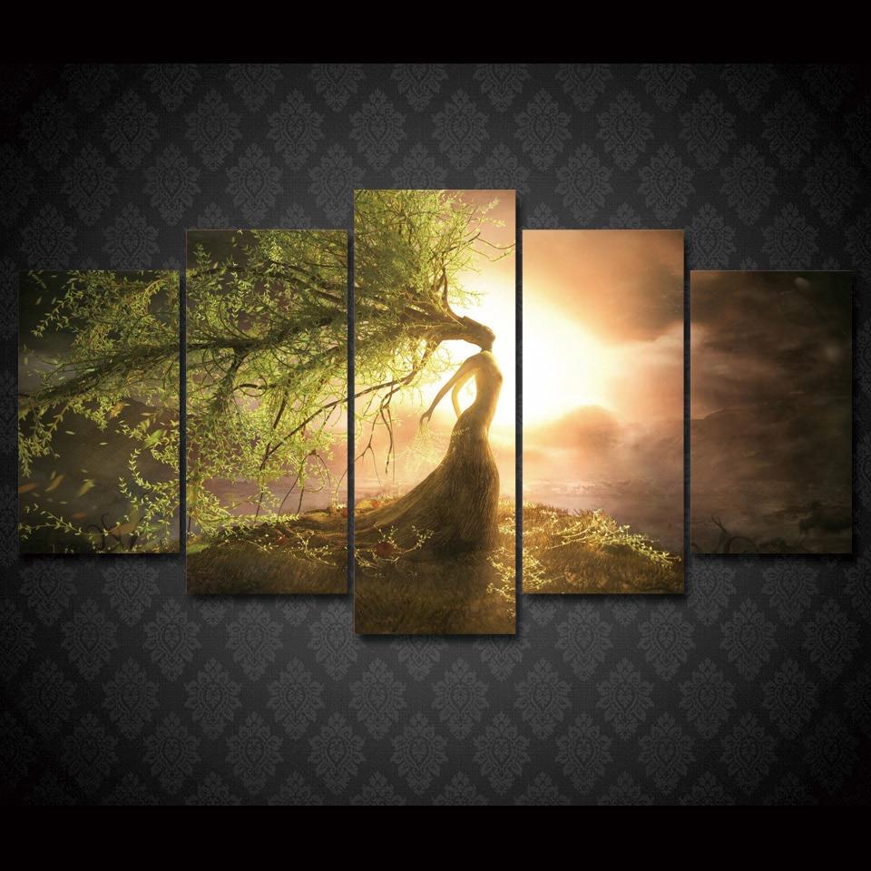 Beautiful Tree Wizard – Nature Canvas Wall Art