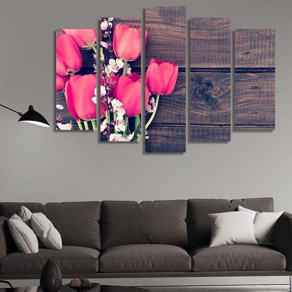 Beautiful Tulips – Nature Canvas Wall Art