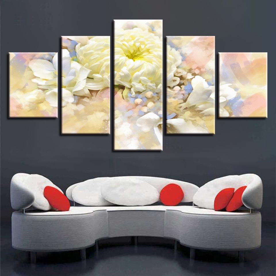 Beautiful White Flower – Nature Canvas Wall Art