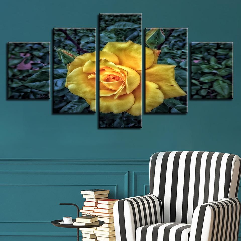 Beautiful Yellower Flower – Nature Canvas Wall Art