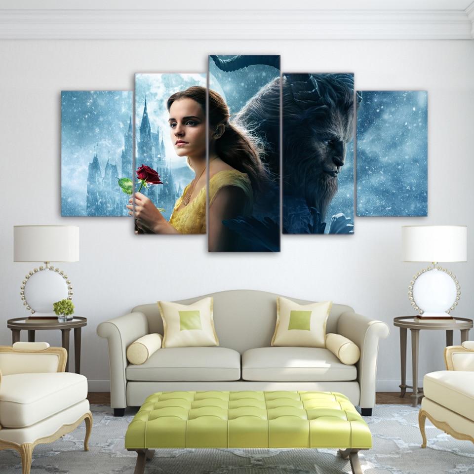 Beauty And The Beast 04 – Movie Canvas Wall Art