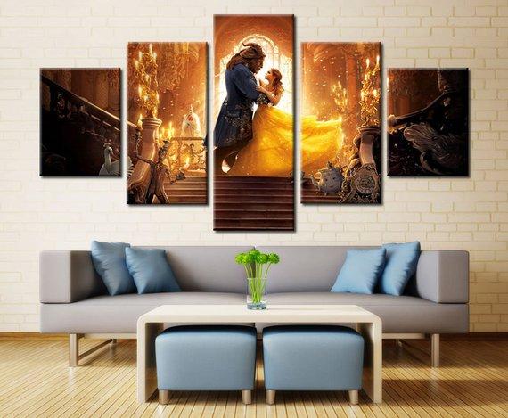 Beauty And The Beast 2 – Movie Canvas Wall Art