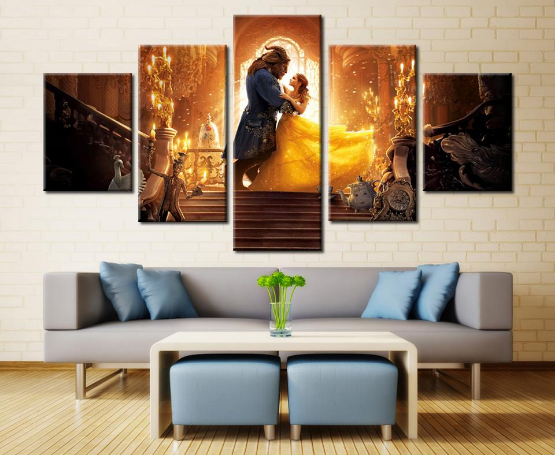 Beauty And The Beast – Movie Canvas Wall Art