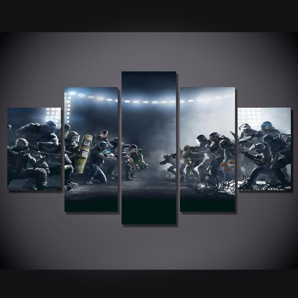 Before The Battle Tom Clancy’S Rainbow Six Siege Gaming – Canvas Wall Art