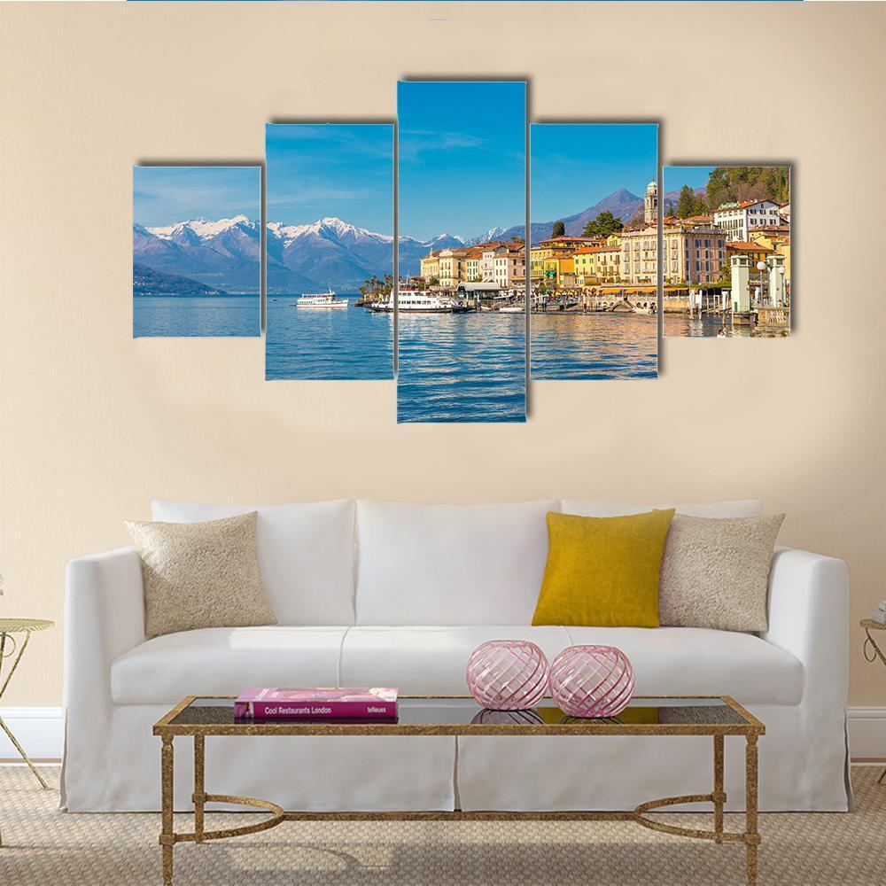 Bellagio Small Village On Lake Como – Nature Canvas Wall Art