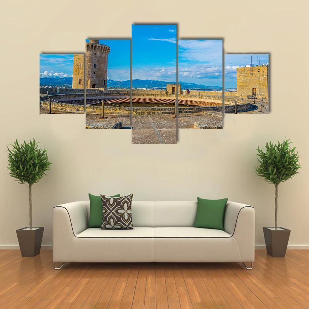 Bellver Castle At Palma De Mallorca – Nature Canvas Wall Art