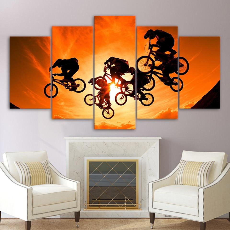 Bicycle Riding – Sport Canvas Wall Art
