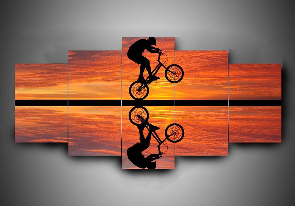 Bicycling – Sport Canvas Wall Art