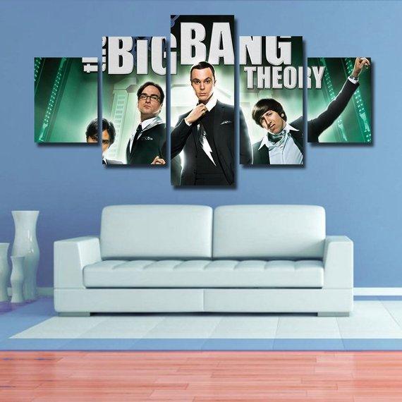 Big Bang Theory Movie Canvas Wall Art