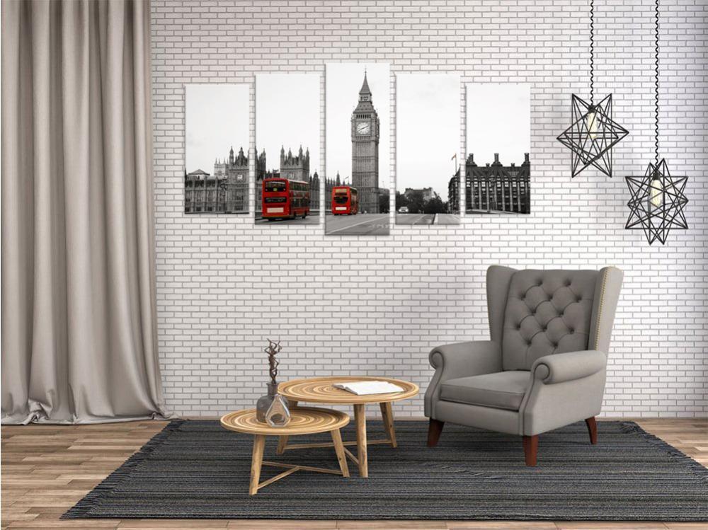 Big Ben London Busses – Nature Canvas Wall Art