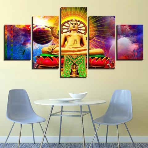 Big Buddha Wat Phra Yai – Religion Canvas Wall Art