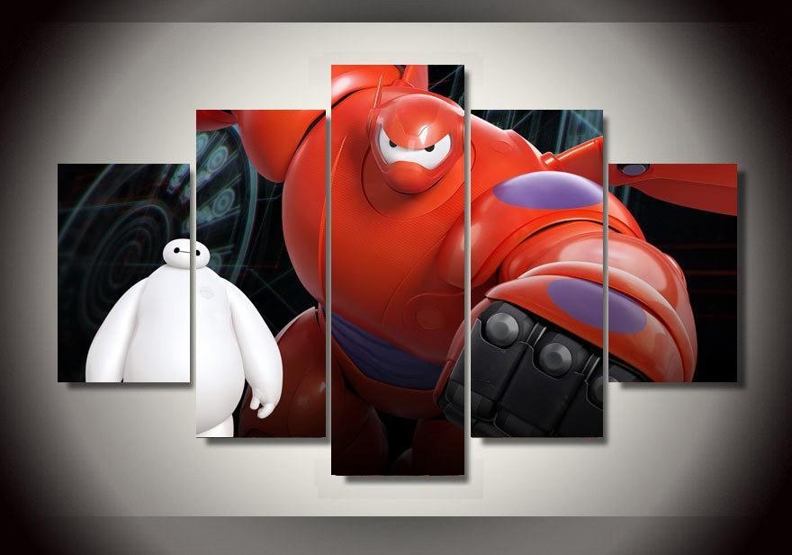 Big Hero – Cartoon Canvas Wall Art