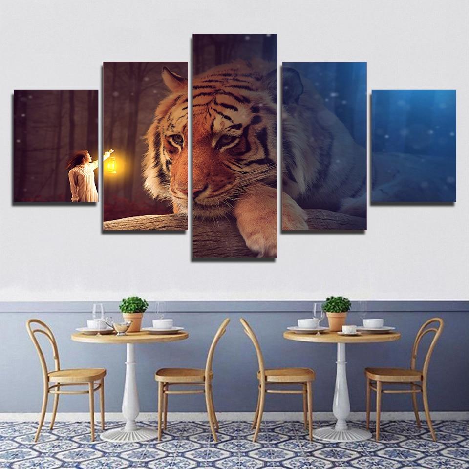 Big Tiger – Animal Canvas Wall Art