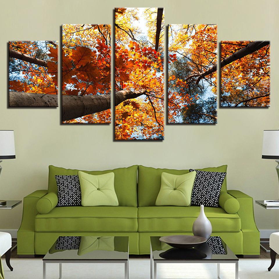 Big Trees Leaves – Nature Canvas Wall Art