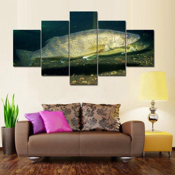 Big Walleye 01 – Fishing Canvas Wall Art