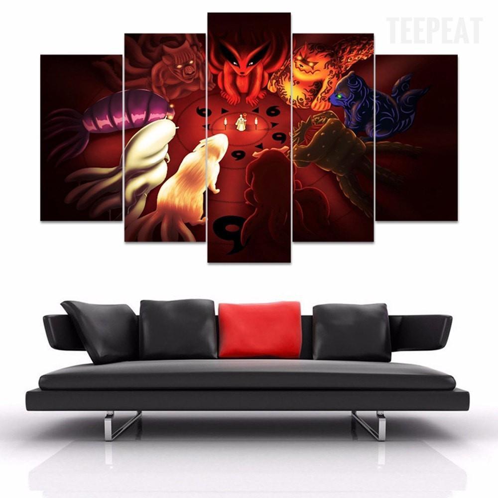 Bijuu Naruto – Anime Canvas Wall Art