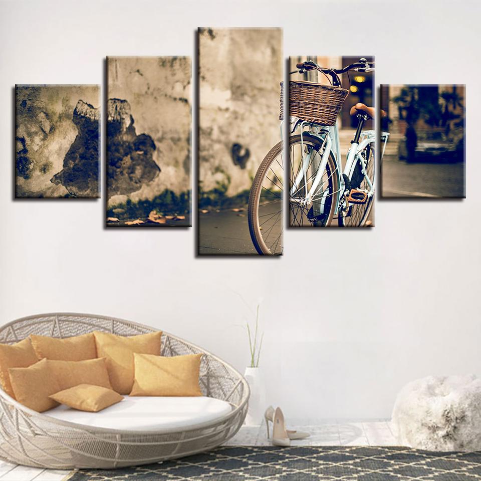 Bike Scenery – Nature Canvas Wall Art