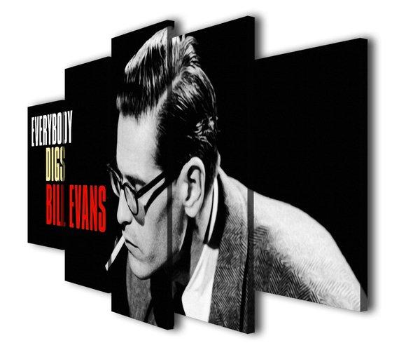 Bill Evans Jazz Musician – Famous Person Canvas Wall Art
