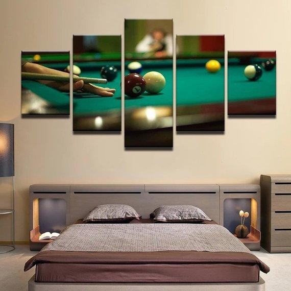 Billiard Snooker – Gaming Canvas Wall Art