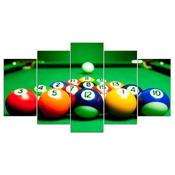 Billiards Pool Table Ball 1 – Sport Canvas Wall Art