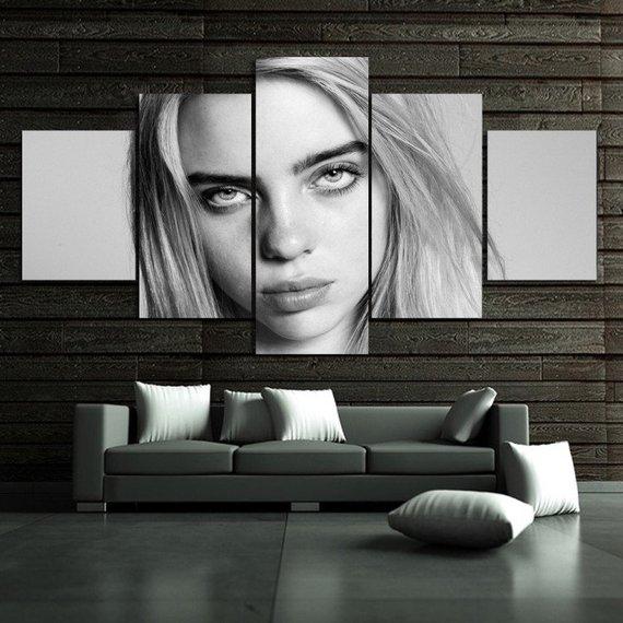 Billie Eilish Famous Person Canvas Wall Art