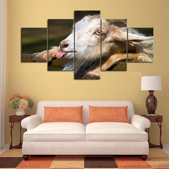 Billy Goat 01 – Animal Canvas Wall Art