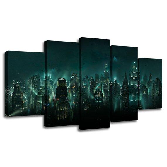 Bioshock City Of Rapture Canvas Wall Art