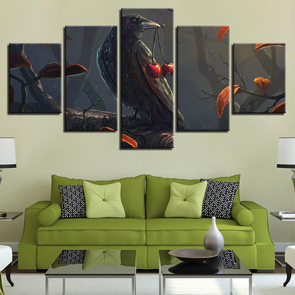 Bird Stood On The Branch – Animal Canvas Wall Art