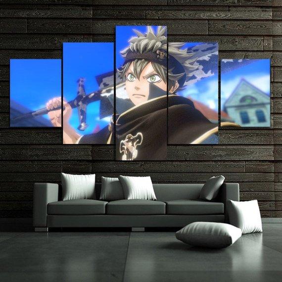 Black Clover Japanese – Anime Canvas Wall Art