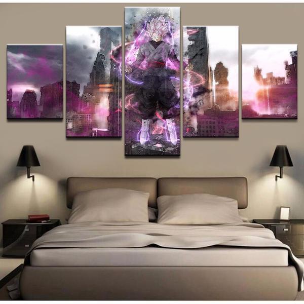 Black Goku Dragon Ball Animation Anime – Canvas Wall Art