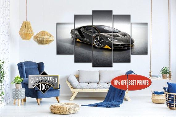 Black Lamborghini 2 – Automative Canvas Wall Art