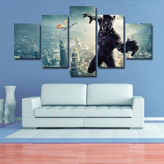 Black Panther 01 – Dc Canvas Wall Art