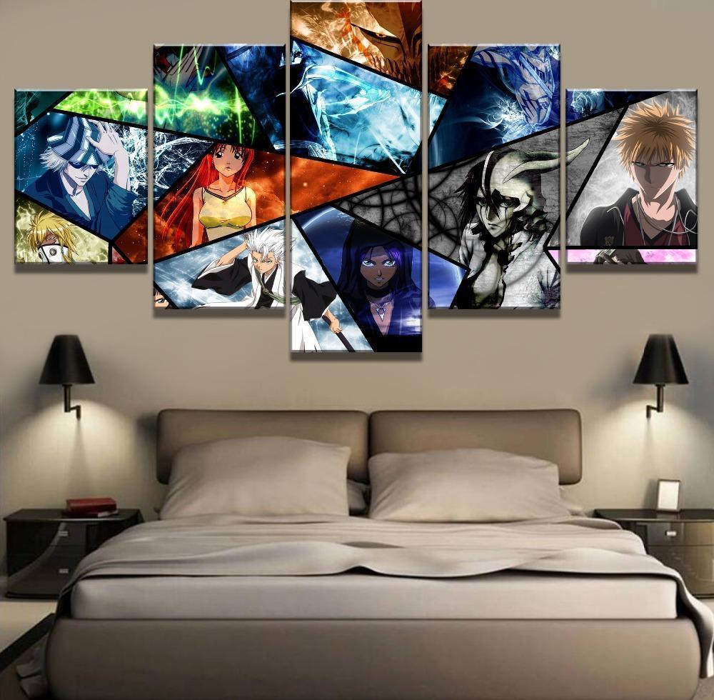 Bleach Characters Poster 3 Anime – Canvas Wall Art