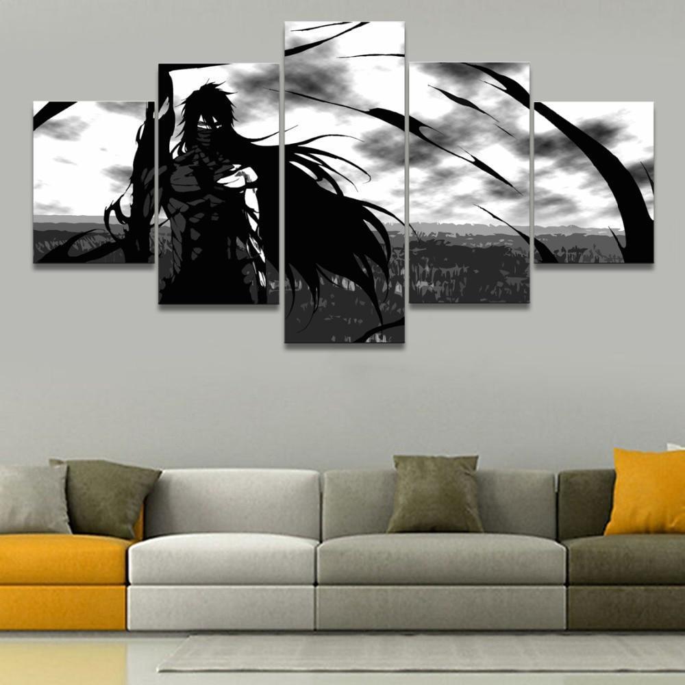 Bleach Ichigo Kurosaki Poster Anime Canvas Wall Art