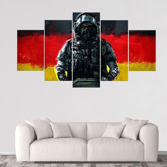 Blitz Rainbow Six Siege – Gaming Canvas Wall Art