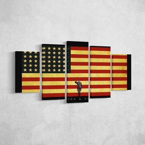 Blood &Amp; Guts – Abstract Canvas Wall Art