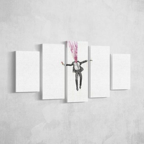 Blown Away Ice Cream – Abstract Canvas Wall Art