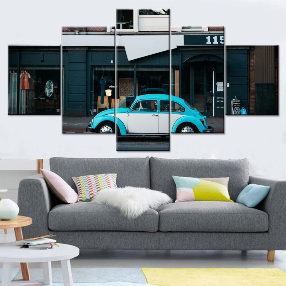 Blue Cool Car Night – Automative Canvas Wall Art