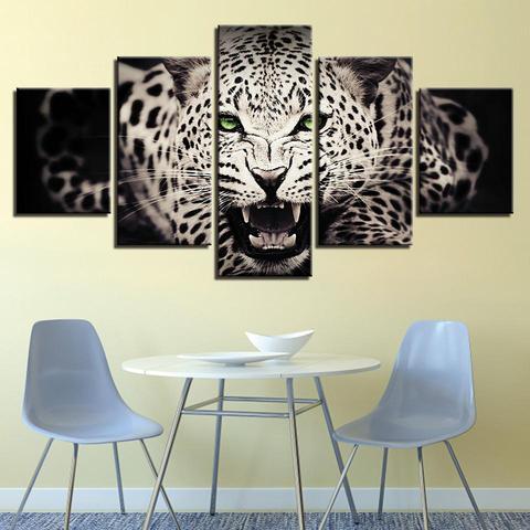 Blue Eye Leopard – Animal Canvas Wall Art