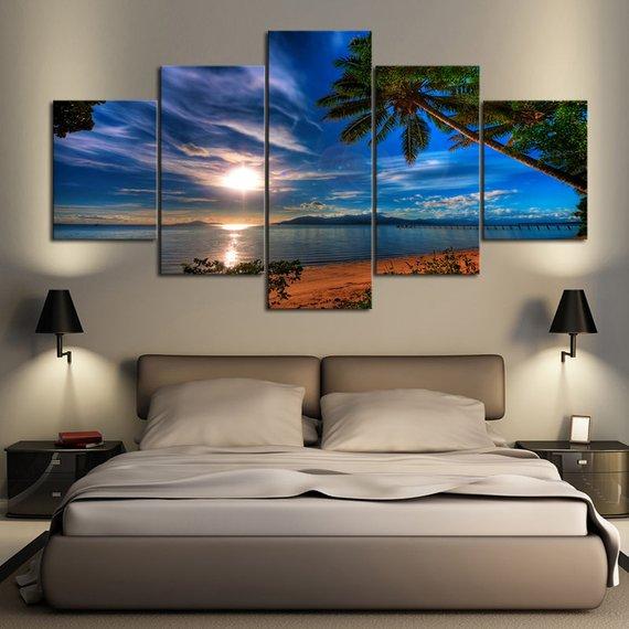 Blue Key Sunset – Nature Canvas Wall Art