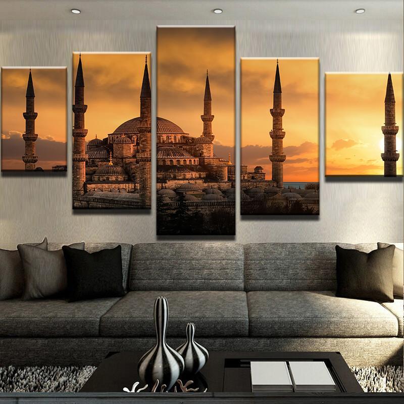 Blue Mosque – Nature Canvas Wall Art