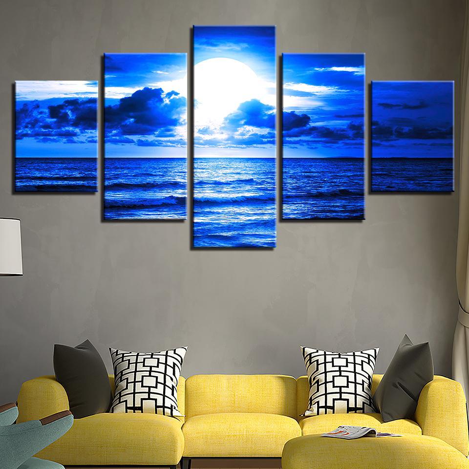 Blue Ocean Sky – Nature Canvas Wall Art