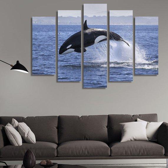 Blue Whale – Animal Canvas Wall Art